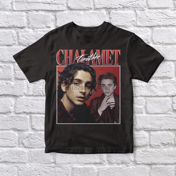 

timothee chalamet 90 vintage black tshirt