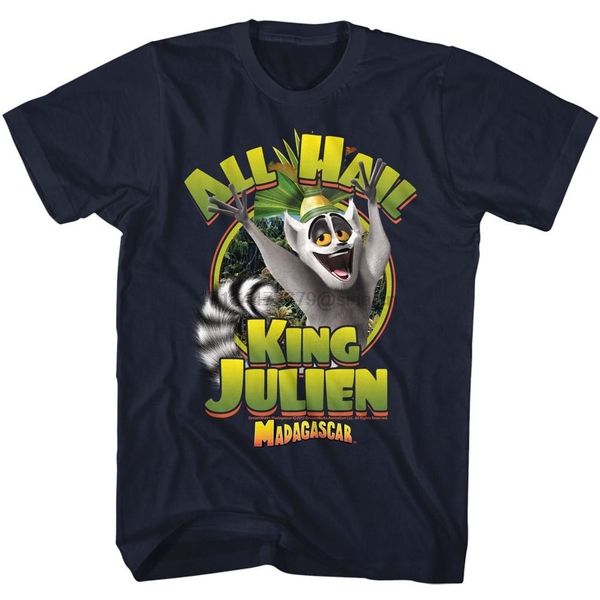 

madagascar king julien licensed t shirt cartoon t shirt men new fashion tshirt ajax 2020 funny