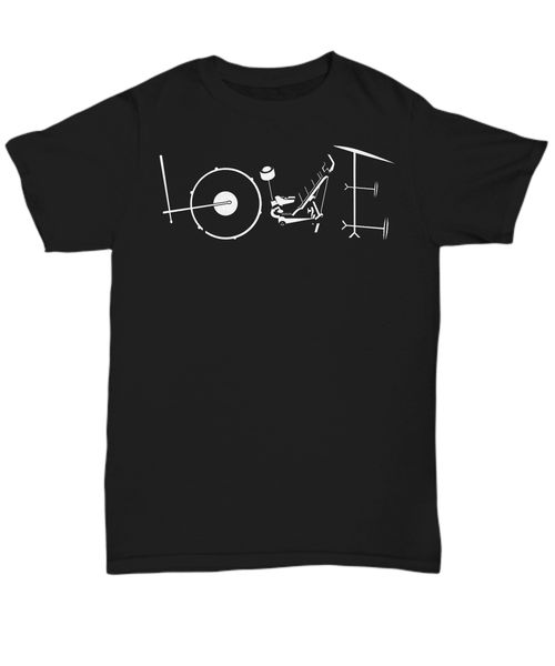 

2019 100% cotton love drums - funny t-shirt - tee summer style tee shirt