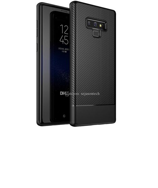 

for samsung note9 8 m10 20 case carbon fiber craft tpu anti slip phone cases cover for samsung