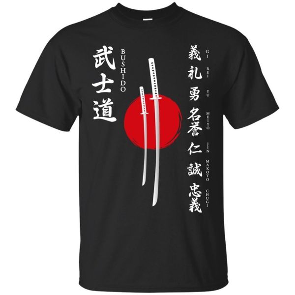 

bushido japanese samurai 2020 men's short sleeve t-shirt summer tee trend