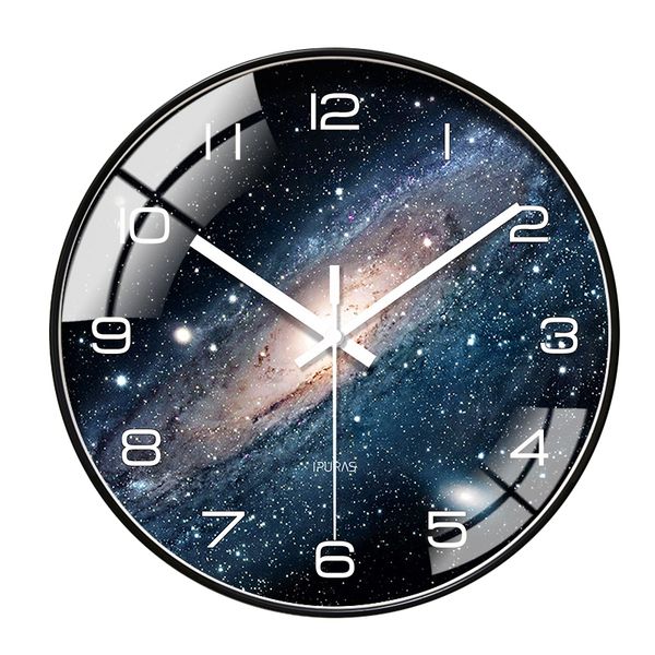 

round silent wall clock modern design quartz bedroom creative simple wallclock living room zegar scienny home decor ae50wc