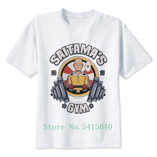

one punch man 2018 delivery new large size summer t-shirt man collar short sleeves t shirt short sleeve