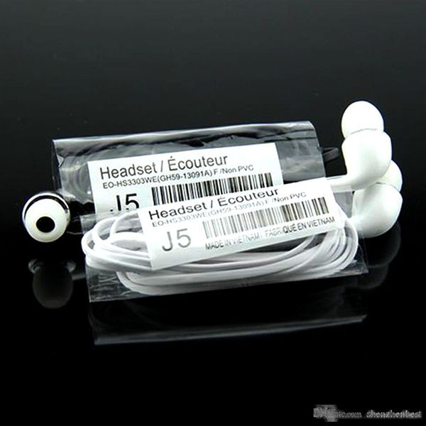 

headphones in-ear earphone with mic and remote stereo 3.5mm headset for samsung galaxy s7 s6 s5 s4 200pcs/up