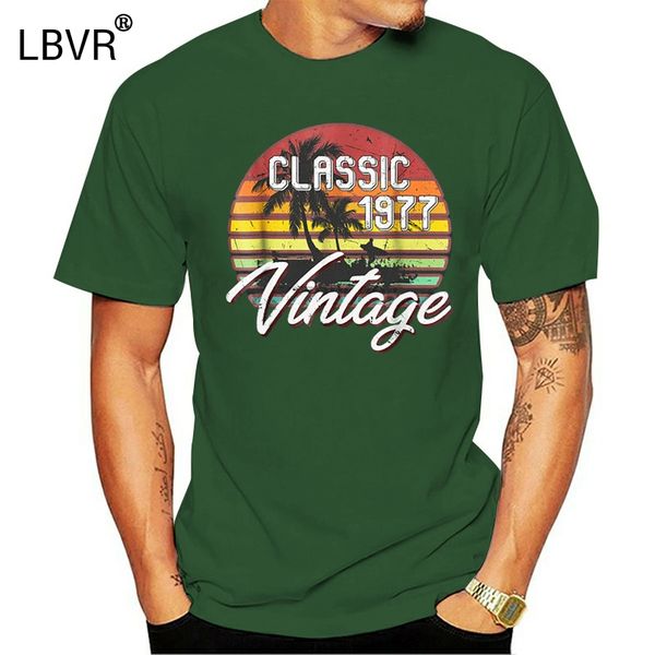 

41-подарки на день рождения ретро урожай 1977 t женщин премиум tee t-shirt