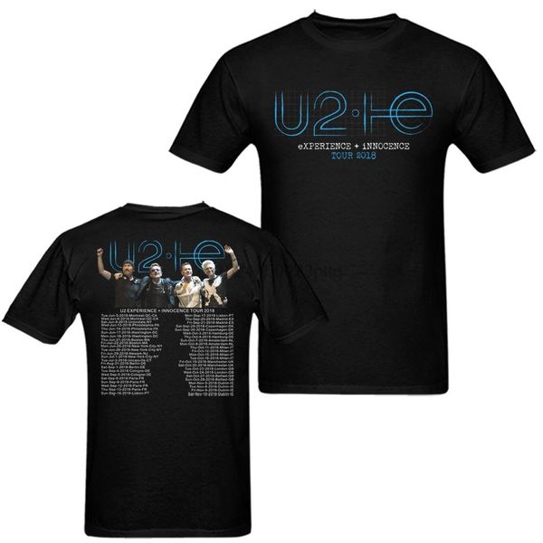 

new tour date print cotton men women punk metal shirts tees