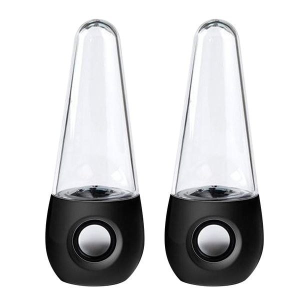 

fashion portable wireless dancing water speaker dual channel 3d sound led light fountain speakers home party 25.5*15*10.5cm