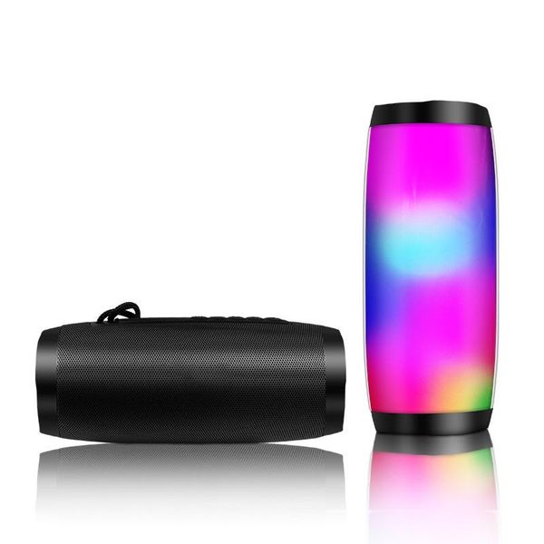 

wireless bluetooth speaker led portable boom box outdoor bass column subwoofer sound box with mic support tf fm usb subwoffer