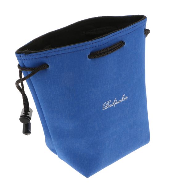 

portable dslr camera lens holder storage bag pouch carrying case blue