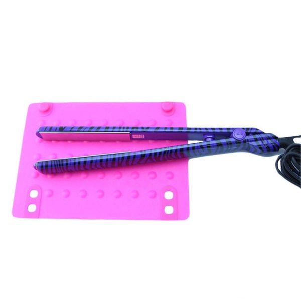 

2019 new silicone heat resistant mat anti-heat mats for hair straightener curling iron