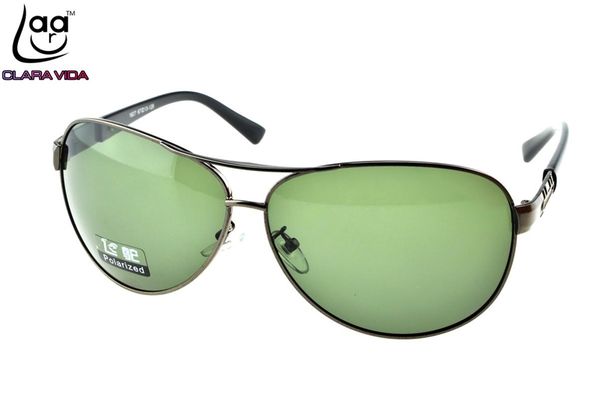 

clara vida= custom made nearsighted minus prescription large pilot masculine wide temple designer polarized sunglasses -1 to -6, White;black
