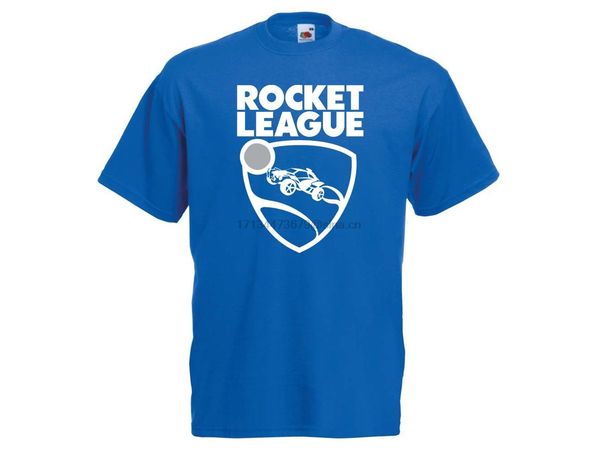 

rocket league football soccer driving video game logo t-shirt - blue or black t shirt fashion classic