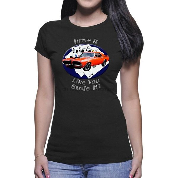 

mercury cougar eliminator drive it women`s dark t-shirt