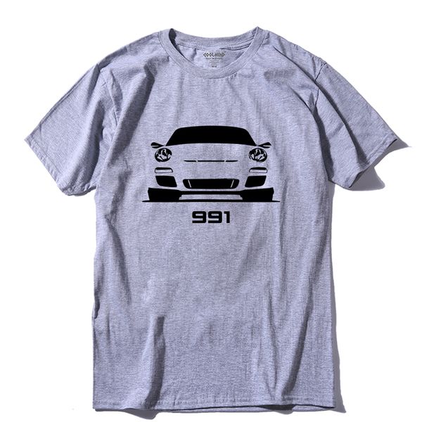 

coolmind ca0105a 100% cotton short sleeve 991 sport car print men t shirt casual summer tshirt male t-shirt tee shirts pthd