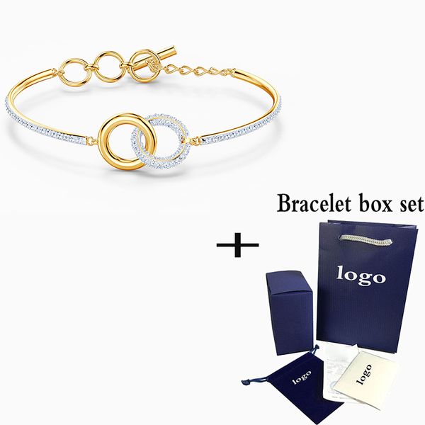 

swa 2020 новая мода изысканный каменный браслет для отправки жены отправить мать классический элегантный романтический день рождения памятны, Golden;silver