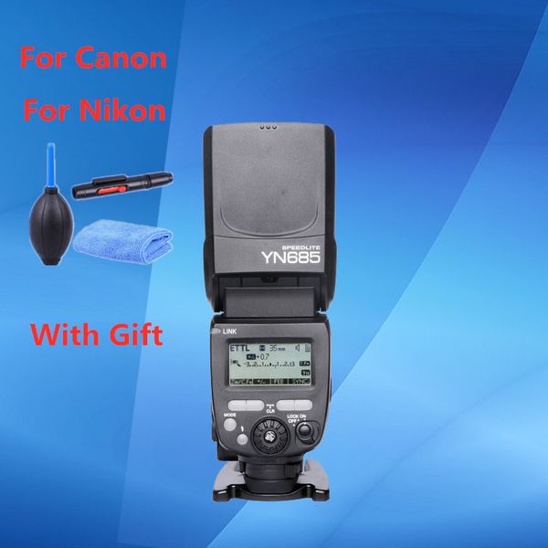 

flashes yongnuo yn685 wireless 2.4g hssl/ittl flash speedlite for d750 d810 d7200 d610 d7000 dslr camera