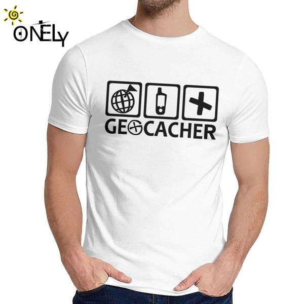 

nice cotton geocacher geocaching t shirt men new arrival o-neck tee