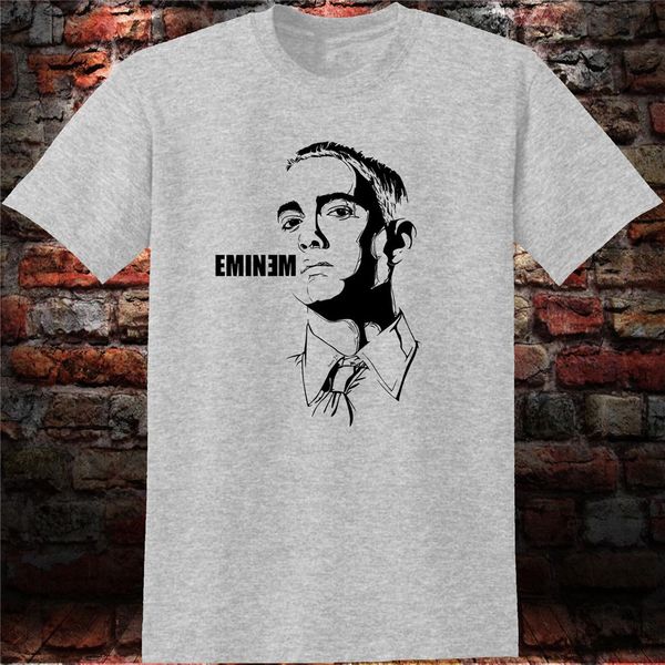 

eminem rap hip hop серый футболки мужские tee s для 3xl free style tee shirt