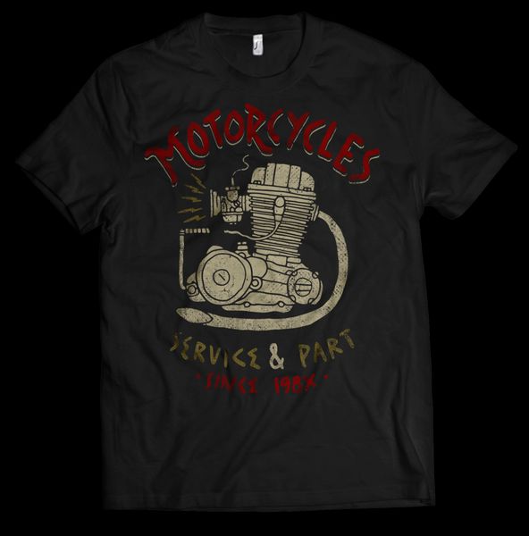 

t-shirt biker speed ​​shop service ремонт ключ черный мужские s-xxxxxl