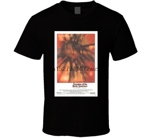 

invasion of the body snatchers cool vintage 70's movie poster t shirt