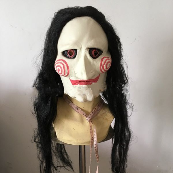 

halloween masks movie saw chainsaw massacre billy jigsaw puppet masks party cosplay popular masquerade costume festive