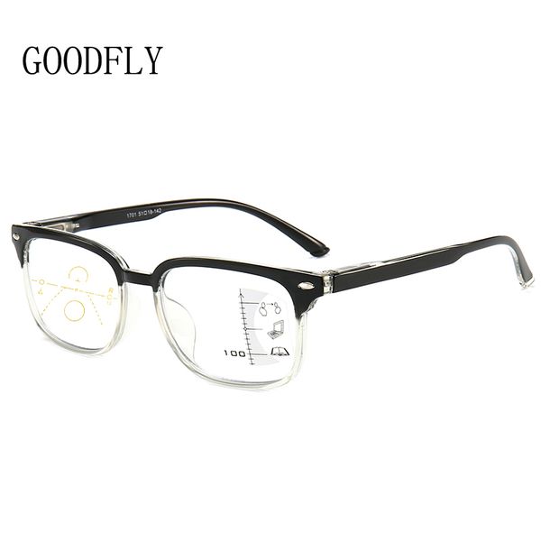 

sunglasses 2021 progressive multifocal reading glasses men women anti blue light vintage computer square presbyopic, White;black