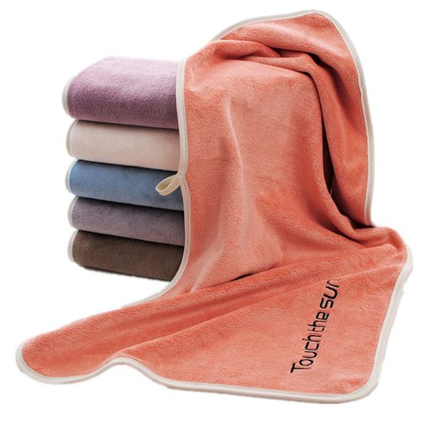 

ultra-fine fiber bath towel thickened bath towel 70*140 beach l
