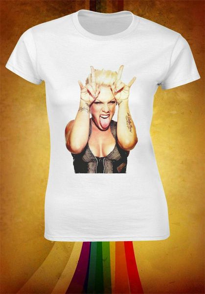 

singer pink women t-shirt alecia beth moore pnk pop rock r&b music evil w162 men clothes tee shirt