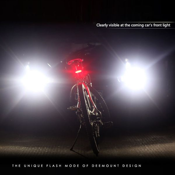 

bike bicycle lamp taillight abs rechargeable led usb cob mountain bike tail light mtb safety warning bicycle rear light