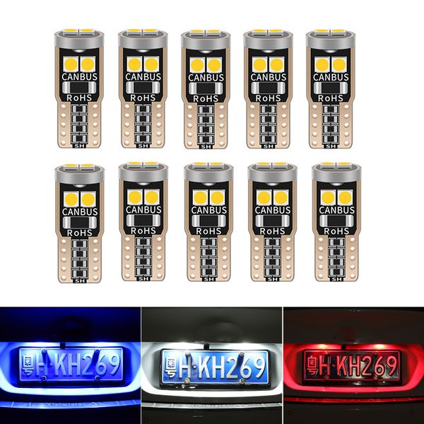 

10pcs led canbus t10 w5w auto interior lamp car led light bulbs for duster megane 2 forester legacy kia kx5 k2 k5