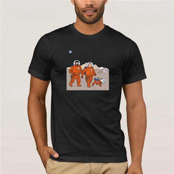 

tintin t shirt men summer fashion t shirt casual white print o neck print male men tees men hipster tshirt