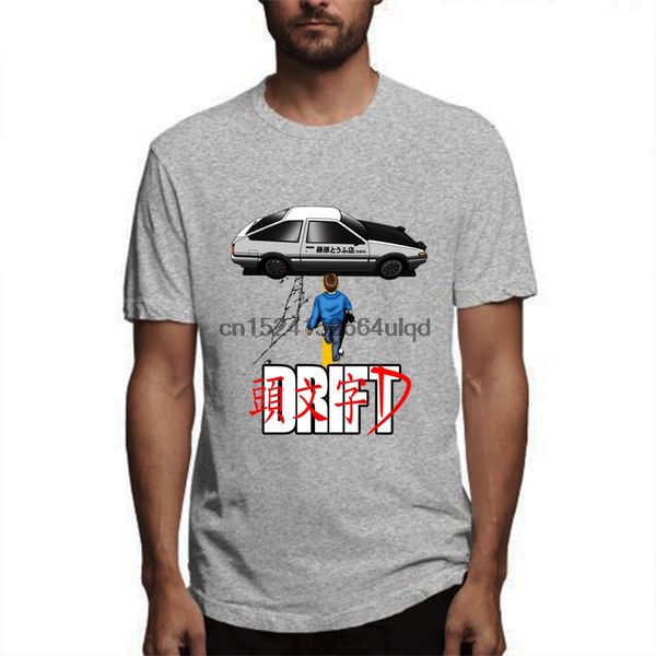 

initial d fujiwara tofu takumi ae86 shift car t shirt novelty japanese anime akira t-shirt