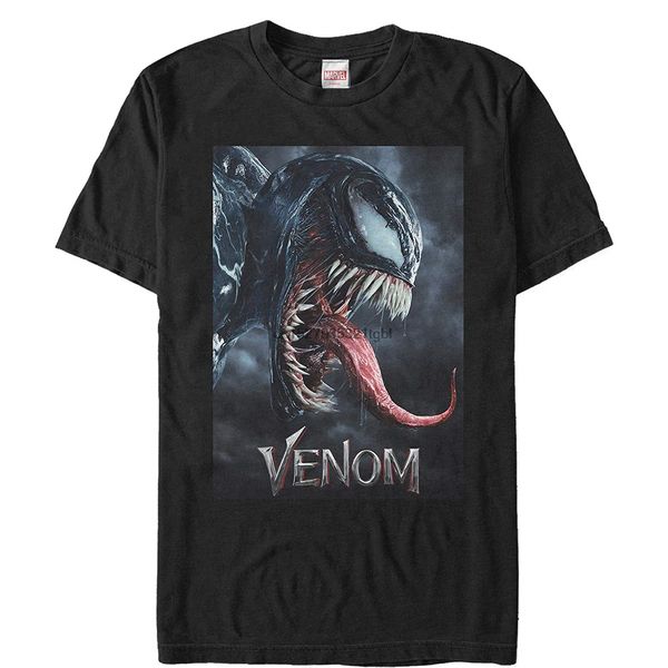 

men venom film tongue portrait t-shirt summer men t shirt fashion