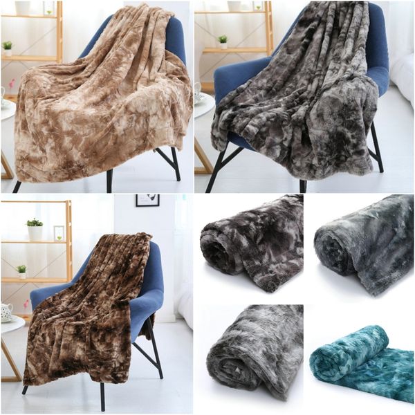 

blankets plush blanket home sofa bed artificial wool sherpa winter warm carpet double-sided