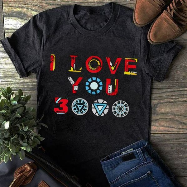 

iron man i love you 3000 men t-shirt s-6xl