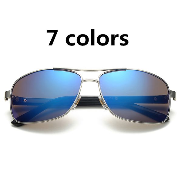 

summer brand designer sunglasses men metal square sunglasses driving mirror sunglasses uv400 protection eyeglasses gafas de sol 0141, White;black