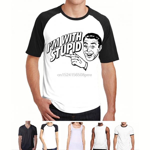 

i with stupid funny mens t shirt summer new print man cotton fashion print t-shirt men tee t shirts funny tee shirt