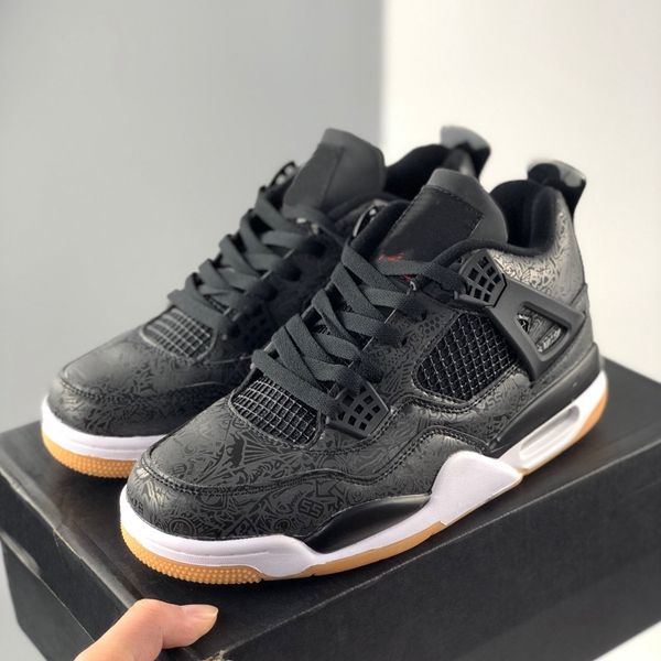 

2020 new jumpman 4s 4 iv mens basketball shoes red bred white green laser black gum sports sneakers trainers outdoor des chaussures zapatos