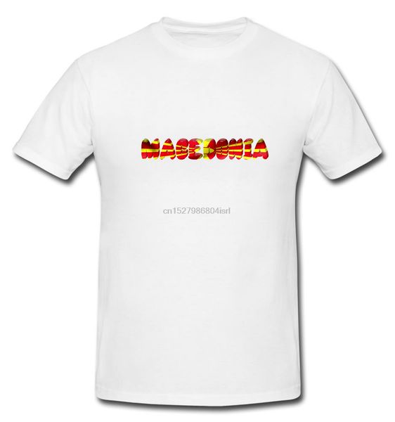 

macedonia macedonian country national map flag novelty fun novelty t-shirt