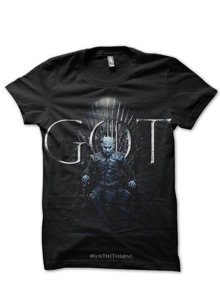 

night king for the throne t shirt