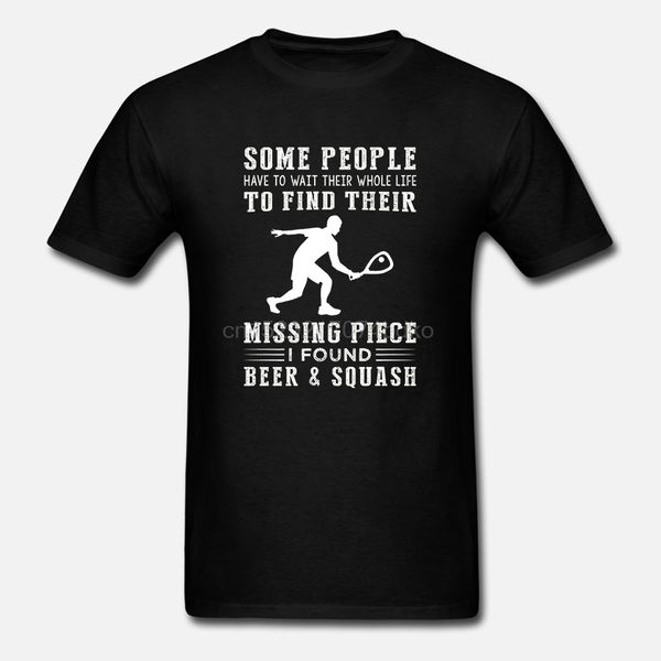 

men t shirt missing piece i found squash and beer women t-shirt
