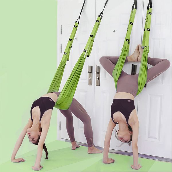 

resistance bands stretch belt aerial yoga rope one word horse hip open handstand dance gymnastics leg