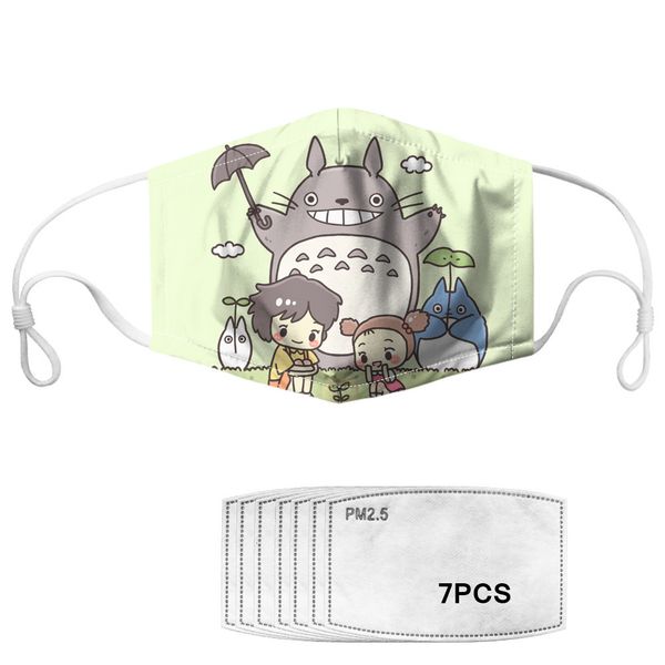 

totoro мультфильм симпатичные езда walking face mask new