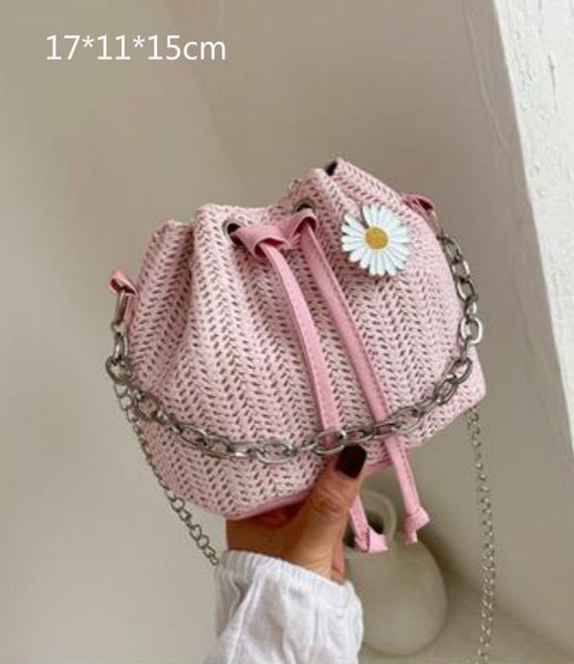 

mini bag female 2020 popular new wave fashion small daisy chain bucket clutch shoulder messenger bag