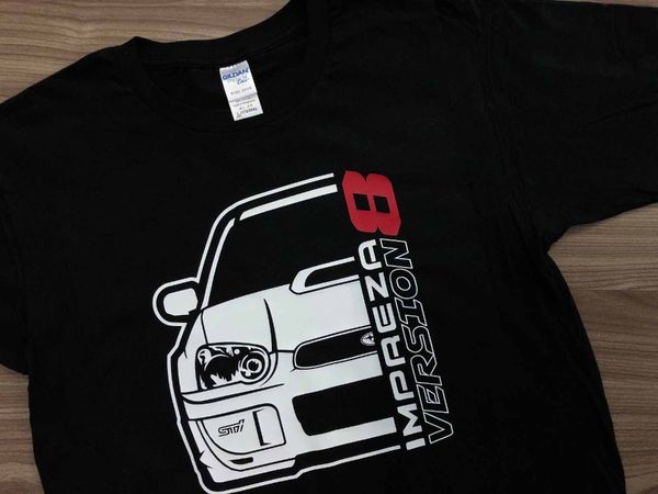 

2020 мода лето t shirt классический японский автомобиль вентиляторы impreza версия 8 футболочку