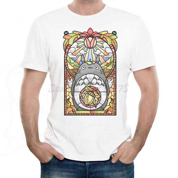 

new arrivals 2019 men's fashion stained forest design t shirt cool summer short sleeve tee