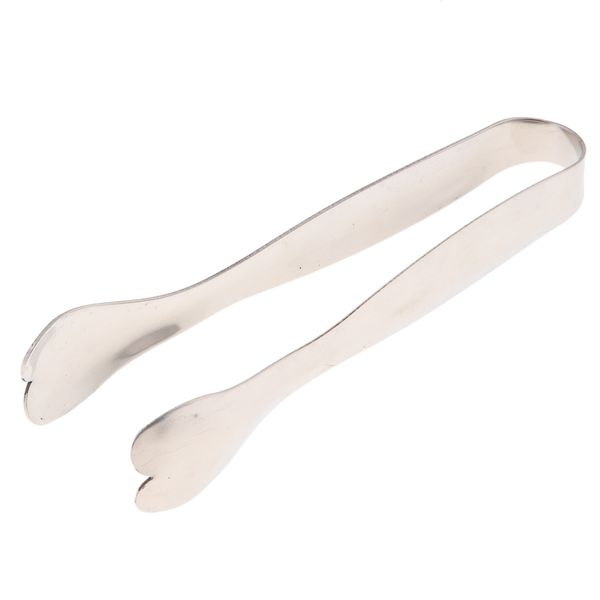 

stainless steel lace side sugar clamp tongs ice coffee bar buffet kitchen spoon
