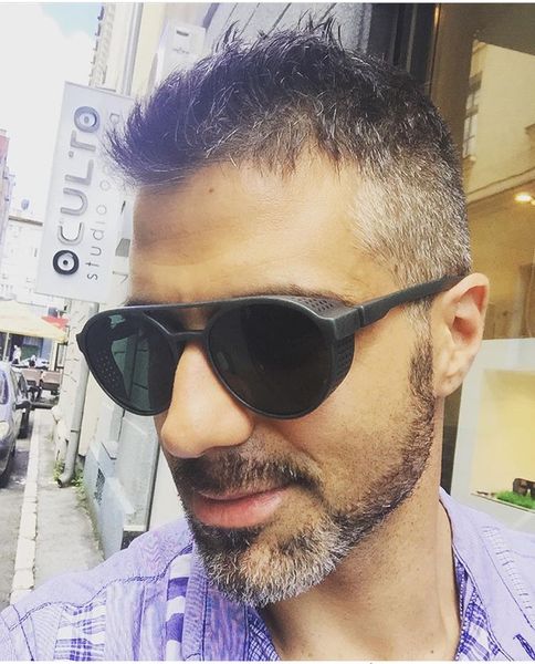 

97373 life goggles classic sun glasses frosted quality sunglasses, White;black