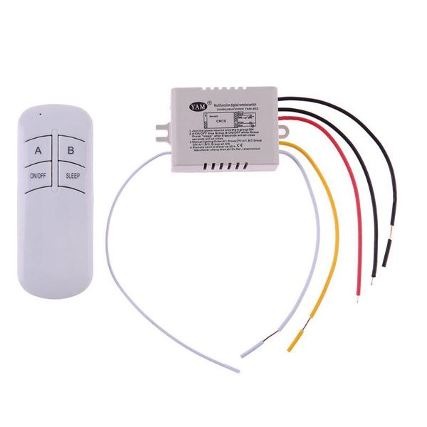 

remote controlers wireless on/off 1 ways 220v lamp control switch receiver transmitter switch-y122 for exhaust fan/led light
