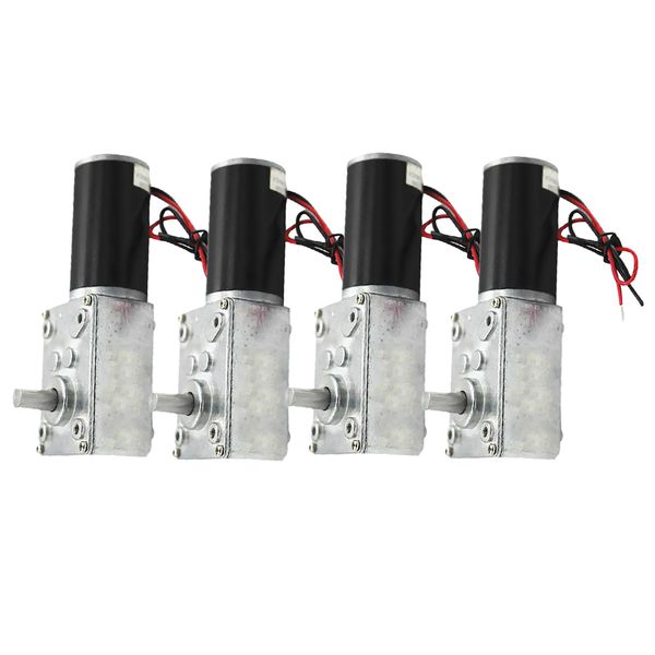 

12v reversible high torque turbo worm geared motor dc reduction motor 160rpm, pack of 4